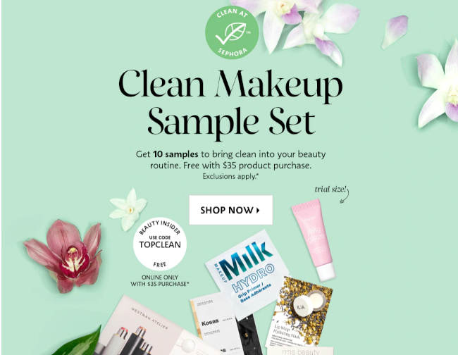 Free Clean Makeup Samples
